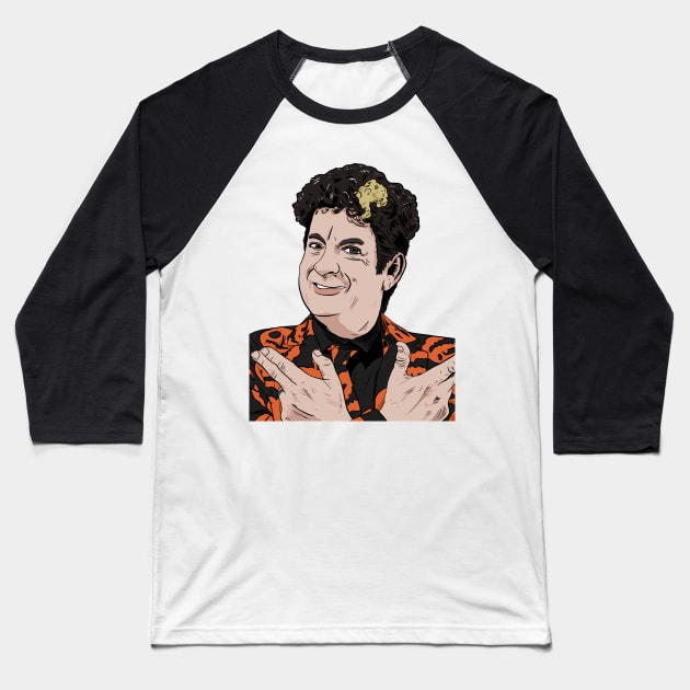 David S. Pumpkins Baseball T-Shirt by Black Snow Comics